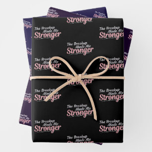 Trennung hat mich stärker gemacht - Trauerbewältig Geschenkpapier Set