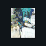 Trennung Leinwanddruck<br><div class="desc">Trennung I von Tim Oole. Farbige und neutrale Farben sorgen für eine abstrakte Form. Verwendet geometrische Formen und malen Tropfen-ähnliche Linien.</div>