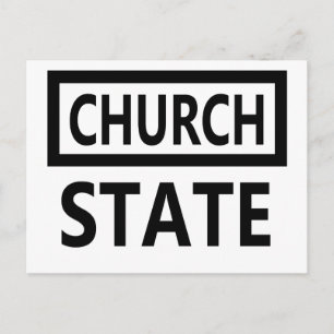 Trennung von Kirche und Staat - 1. Änderung Postkarte