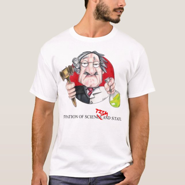 Trennung von Wissenschaft und Staat T-Shirt (Vorderseite)
