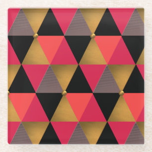 Trent Color Coral, Rose, Ambra Glasuntersetzer