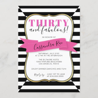 TRENTE ET FABULE | INVITATION STRICTE