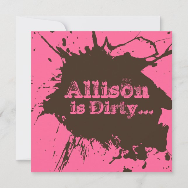 Trente sales - 30ème invitation de fête (Devant)