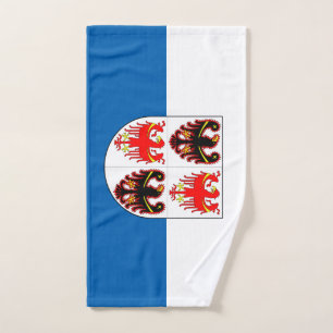 Trentino Alto Adige-Flagge (italienische Region) Handtuch