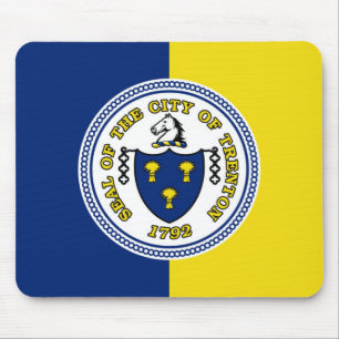 Trenton, New-Jersey - Flaggen-Mäusematte Mousepad