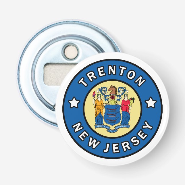 Trenton New Jersey Flaschenöffner (Vorderseite)