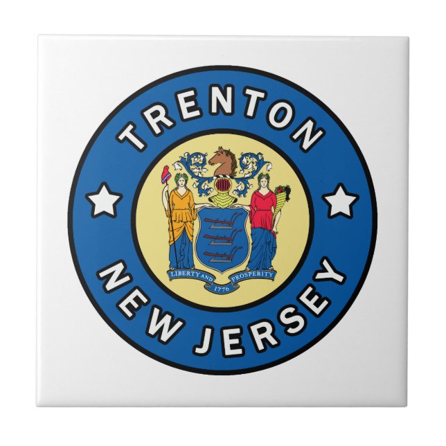 Trenton New Jersey Fliese (Vorderseite)