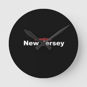 Trenton, New Jersey Wall Clock Runde Wanduhr