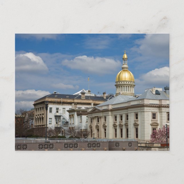 Trenton Staat Hauptstadt Postkarte (Vorderseite)