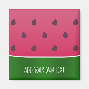 Treny Bold Watermelon Custom Text Magnet