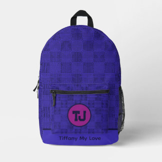 Treny Girly Bachelor Weekend Custom Backpack Bedruckter Rucksack