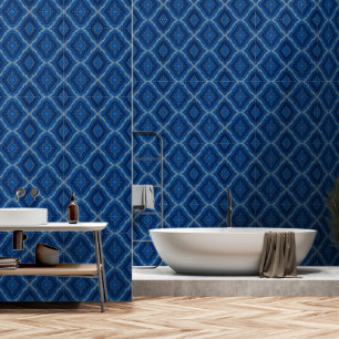 Treny Royal Blue Gold Marble Collection Tapete