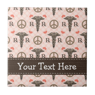 Trépied de carreau de céramique de caducée de