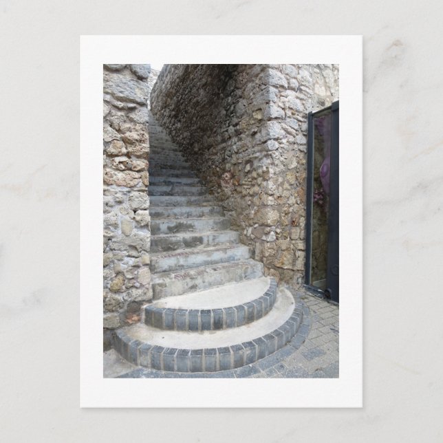 Treppe am RIF Fort Postkarte (Vorderseite)