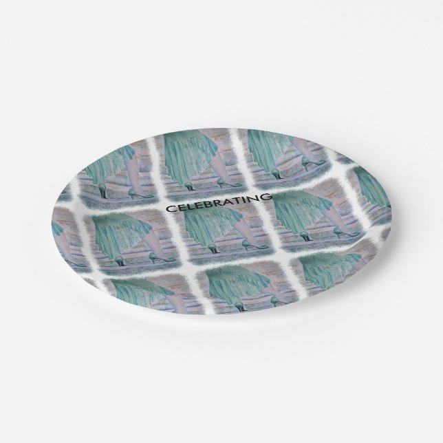 TREPPE BIS ... PAPPTELLER (Schrägansicht)