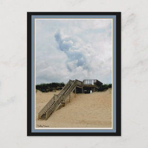 Treppe bis Shore Postkarte