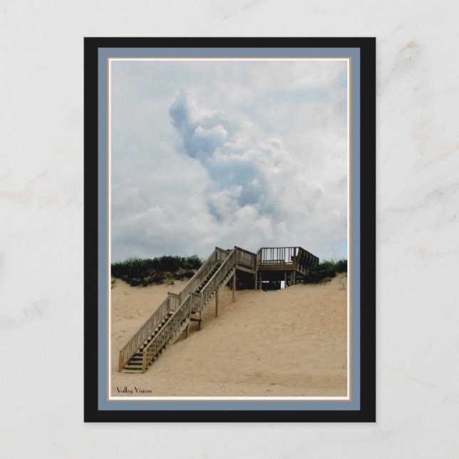 Treppe bis Shore Postkarte (Vorderseite)