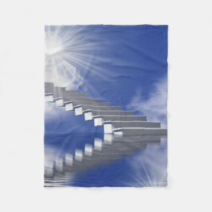 Treppe Fleecedecke