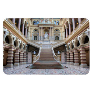 Treppe in Justizpalast, Wien, Österreich Magnet