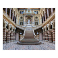 Treppe in Justizpalast, Wien, Österreich