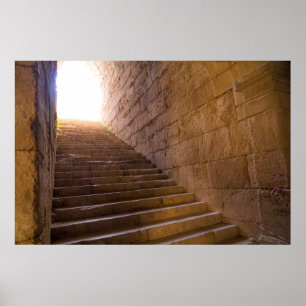 Treppe in Miletus Poster