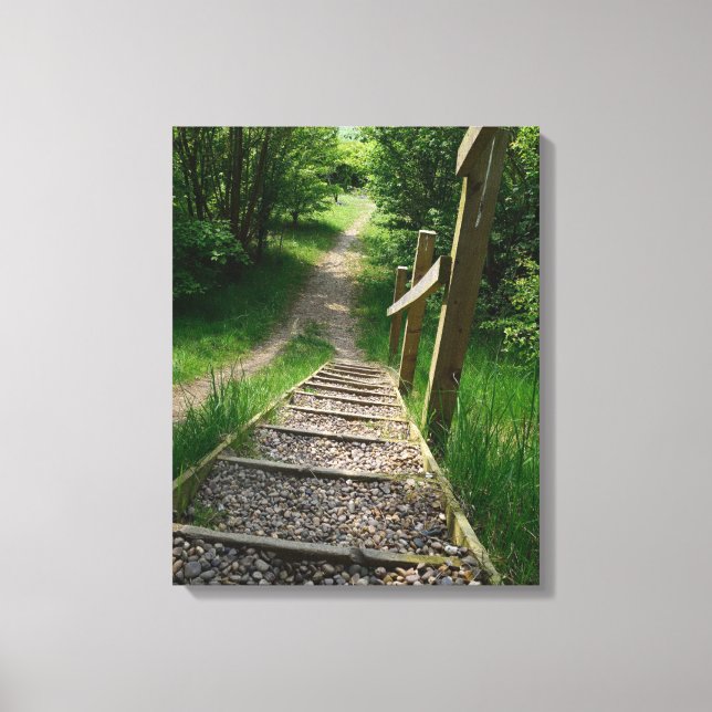 Treppe Leinwanddruck (Vorderseite)