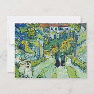 Treppe von Auvers durch van Gogh: Postkarte