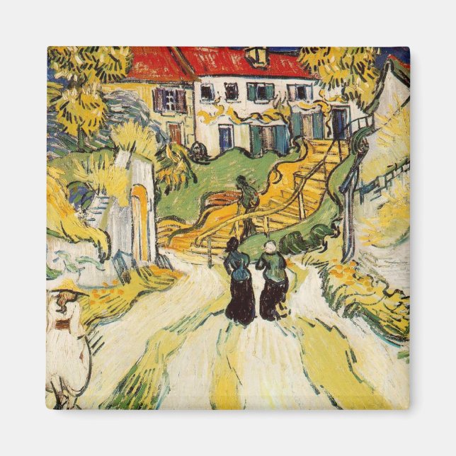 Treppe zu Auvers Magnet (Vorne)