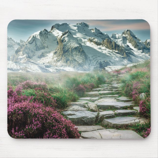 Treppe zum Berg Mousepad (Vorne)