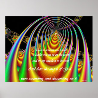 Treppe zum Himmelbett Poster