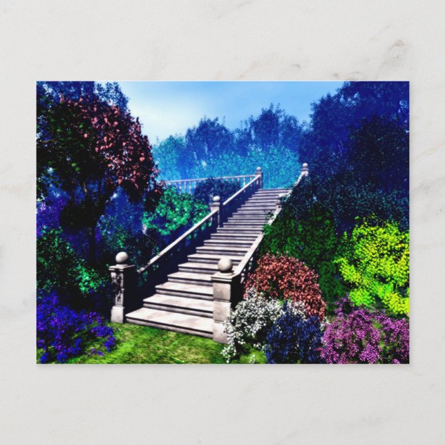 Treppe zum Paradies Postkarte (Vorderseite)