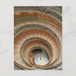 Treppe zum Vatikanischen Museum Postkarte