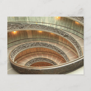 Treppe zum Vatikanischen Museum Postkarte
