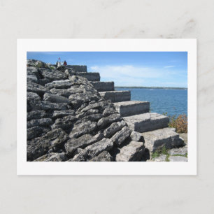 Treppen am Postkartensee Postkarte