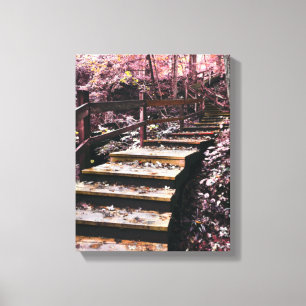 Treppen Traumlandschaft Leinwanddruck