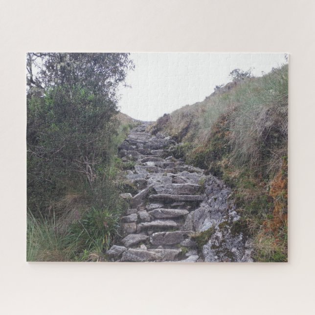 Treppen Treppen Treppen Inkapfad Wandern (Horizontal)