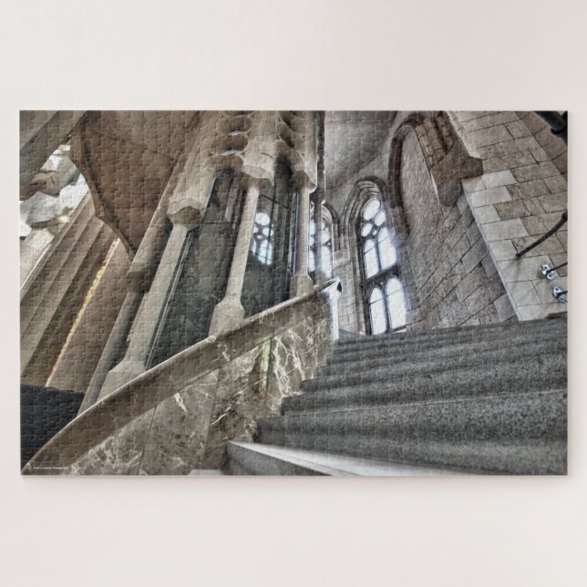 Treppen und Treppen, Sagrada Familia - Spanien (Horizontal)