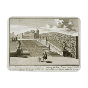 Treppen zur Gartenterrasse, Belvedere Palace, Vie Magnet