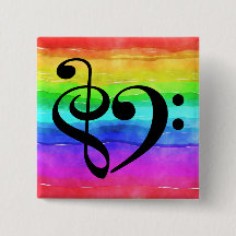 Treppenhaus Clef Bass Clef Musical Heart Rainbow S