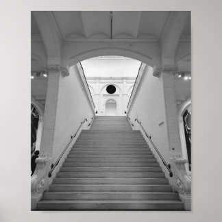 Treppenhaus des Stedelijk Museum Amsterdam Poster