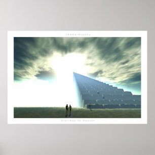 Treppenhaus zum Himmel Poster