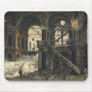 Treppenhausschacht in einem Renaissance-Haus, Mousepad