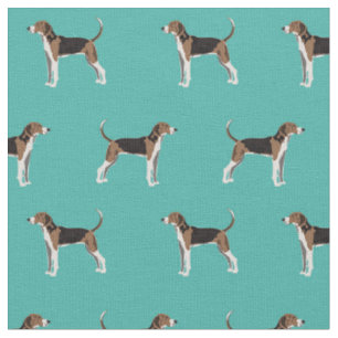 Treppenhund Walker Coonhound Hund Türkis Stoff