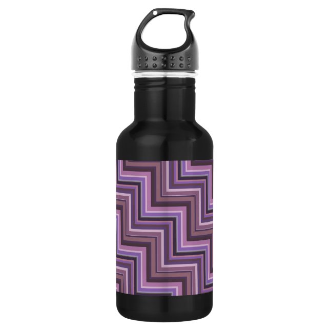 Treppenmuster Trinkflasche (Vorderseite)