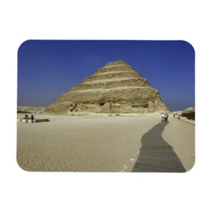 Treppenpyramide in Saqqara, eine der frühesten Magnet