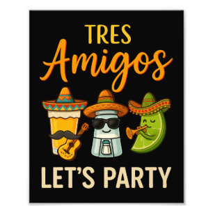 Tres Amigos Tequila Limones Malcantone Fotodruck