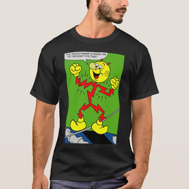 Très amusant T-shirt Reddy Kilowatt (Devant)