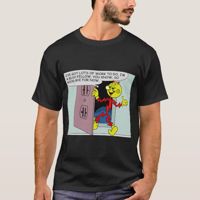 Très amusant T-shirt Reddy Kilowatt (Devant)