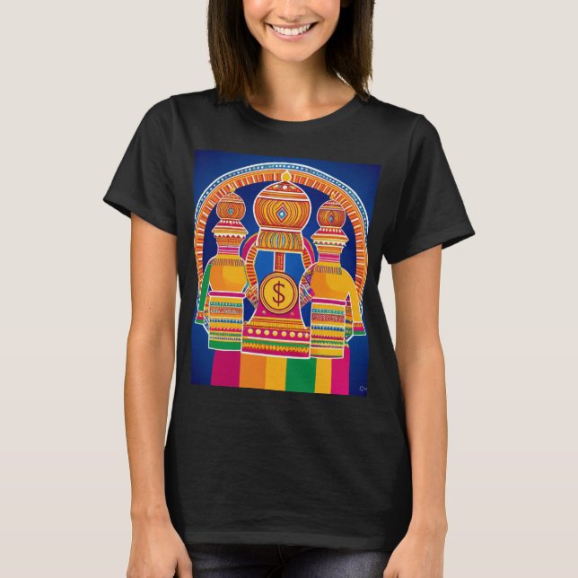 Très beaux coloris de design sur le Tshirt  (Devant)