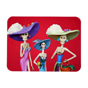 Tres Catrinas Magnet